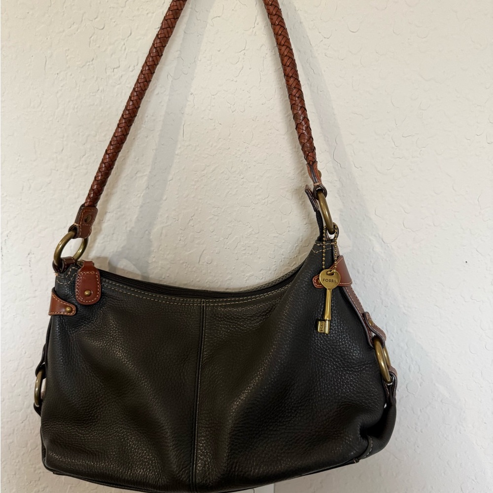 Fossil Leather Shoulder Bag